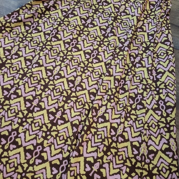 Ador Vintage Print Stretch Wrap Maxi Dress Size Small - Picture 11 of 12